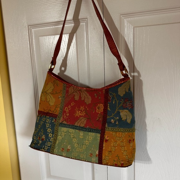 Patchwork Shoulder Bag - Multicolor - Picture 2 of 8